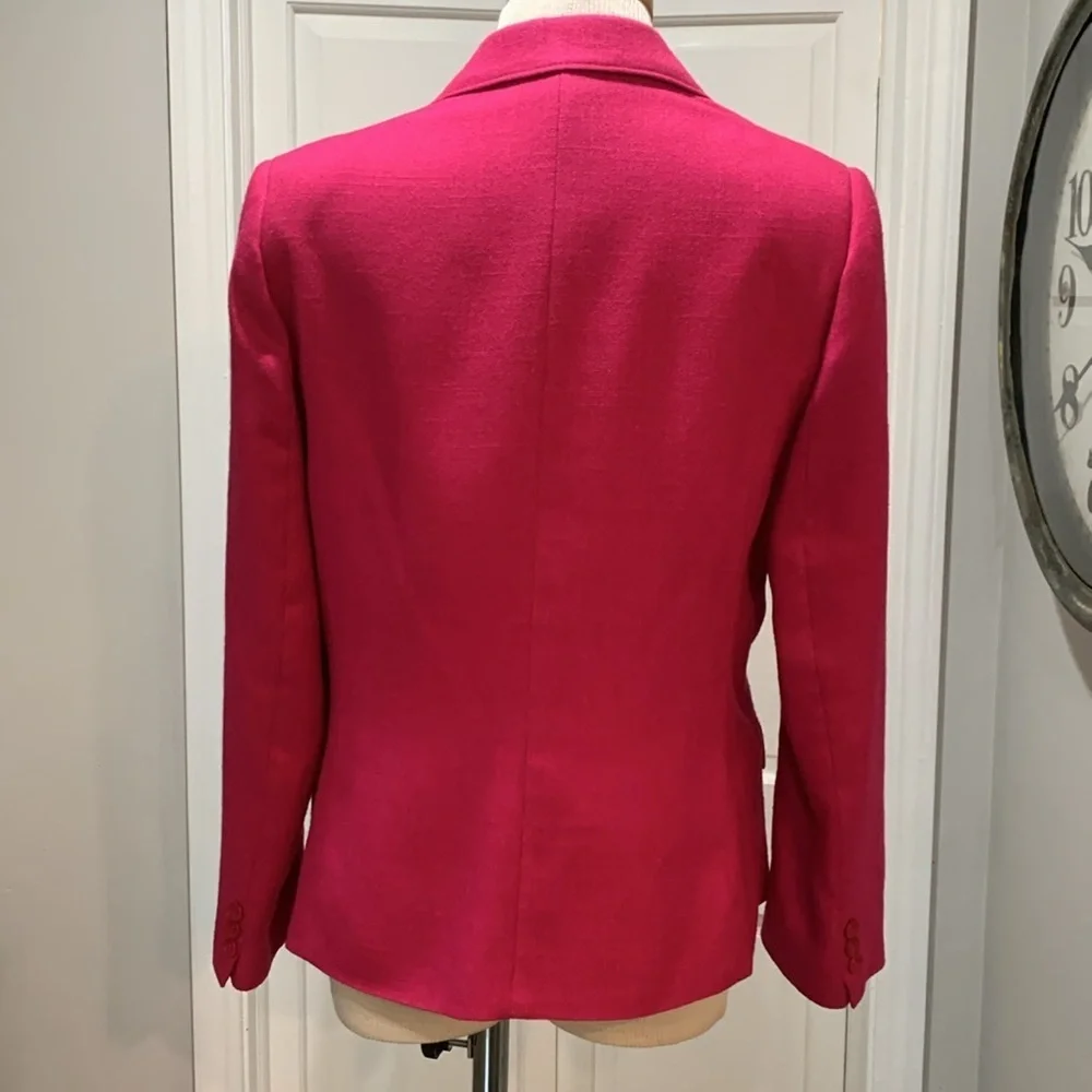 Lundrigans hot pink vintage made in USA blazer/jacket